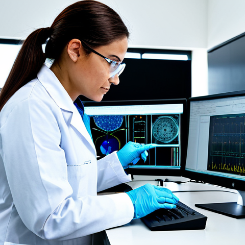 **

"A professional female engineer, fully clothed in a modest lab coat and safety glasses, working at a high-tech workstation in a clean and modern research lab, appropriate attire, safe for work, perfect anatomy, correct proportions, professional photography, family-friendly, well-formed hands, proper finger count, natural body proportions, safe for work."

**