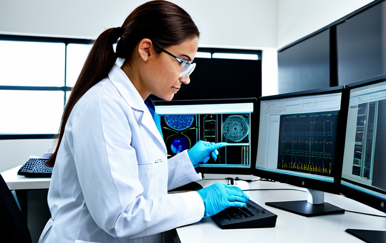 **
"A professional female engineer, fully clothed in a modest lab coat and safety glasses, working at a high-tech workstation in a clean and modern research lab, appropriate attire, safe for work, perfect anatomy, correct proportions, professional photography, family-friendly, well-formed hands, proper finger count, natural body proportions, safe for work."
**