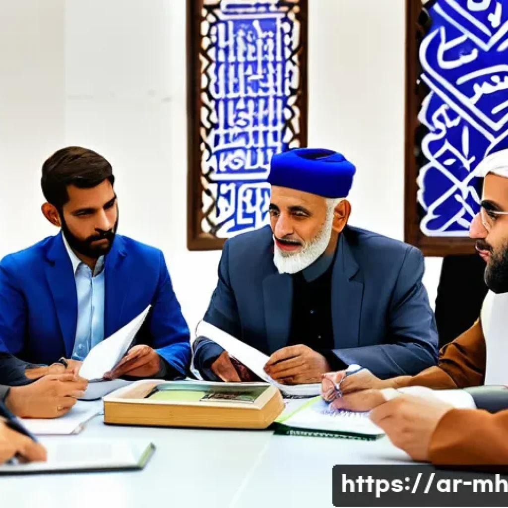 참여형 연구 방법론 초보자 가이드 - A vibrant community meeting in a Middle Eastern setting, featuring diverse participants including me...